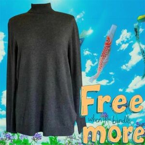 Free ✅Soft Modal Blend Turtleneck Sweater
